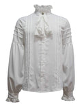 Aevustudio Mens Pirate Shirt Vampire Renaissance Medieval Victorian Gothic Clothing